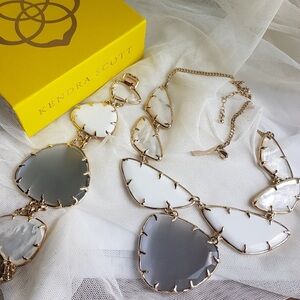 AUTHENTIC Kendra Scott Marisol Necklace & Khammi Bracelet Statement SET